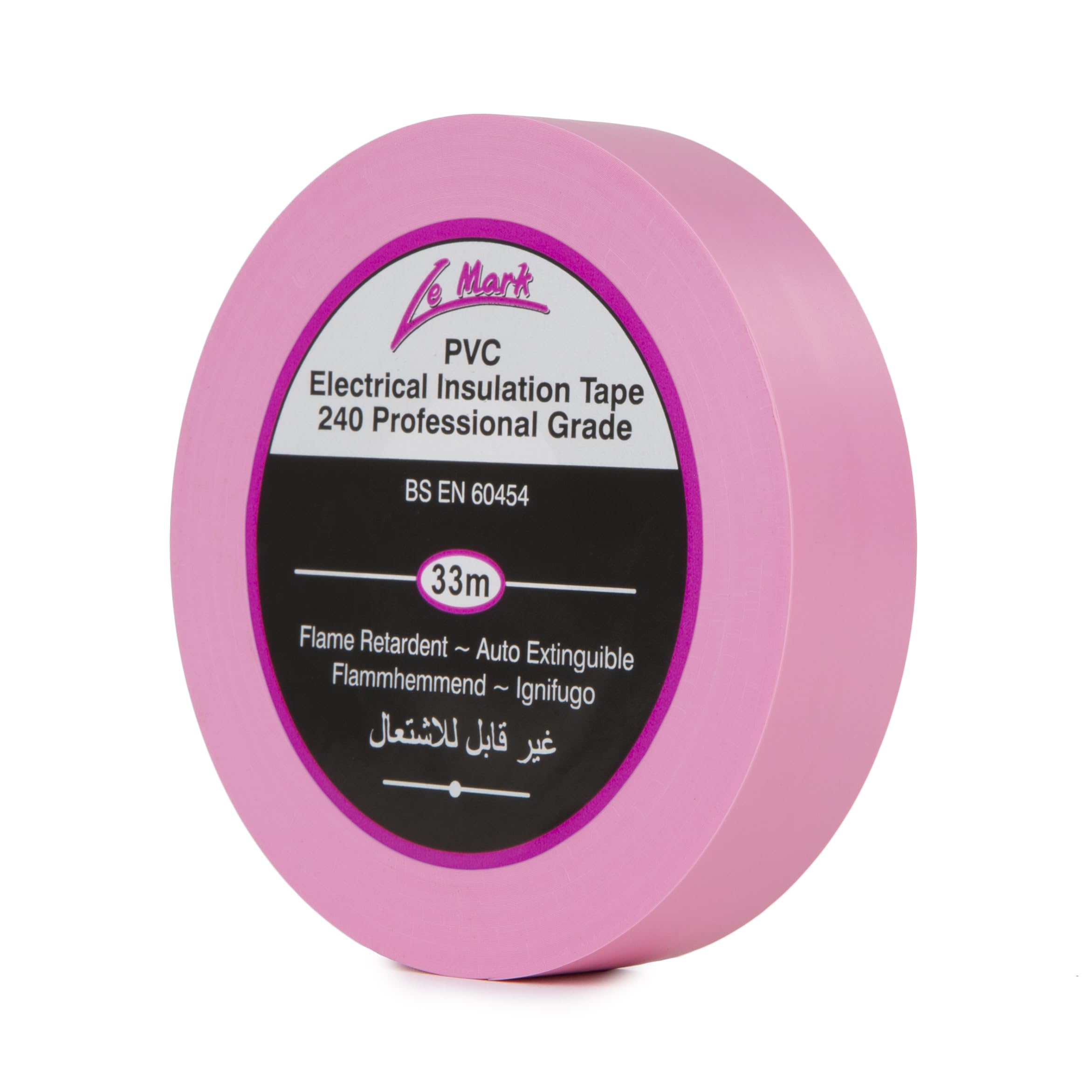 Le Mark PINK PVC Electrical Tape 33m x 19mm