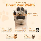 PICK FOR LIFE Dog Socks Paws Stop Licking with Velcro Grippers Grey M view 5