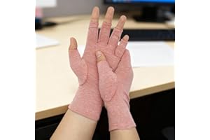 Compression Arthritis Gloves, Pain Relief Half Finger Gloves for Women Men, Therapeutic Hand Gloves for Muscle & Joint Pain