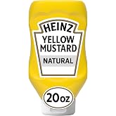 Heinz Yellow Mustard, 20 oz Bottle | 0 Calories, The Perfect Balance of Flavor &amp; Tang, Thick &amp; Rich, Great on Burgers &amp; Hot Dogs &amp; Sandwiches, Kosher
