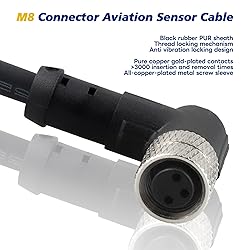 Lonlonty M8 Connector Aviation Sensor Cable