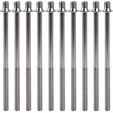 Yibuy 10 Pieces Drum Tension Rods Drum Repair Screw Metal Drum Accessory M6x100mm