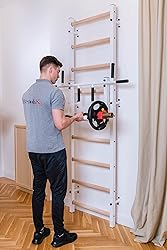 BenchK - Wooden Swedish Ladder Wall Stall Bar