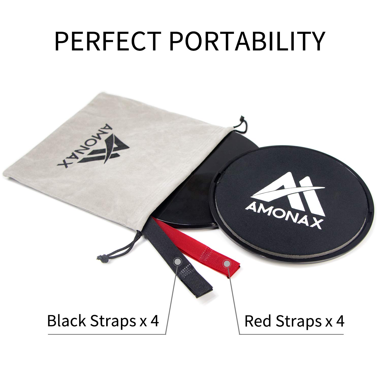 Amonax Gleitscheiben Fitness Doppelseitige Slider-Übung core fitness Scheibe Gym Gliding Discs für Bauchmuskeltraining Übungen Teppich Holzböden für Hause Training, gleitscheibe Sport slides