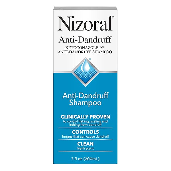 NIZORAL ANTI-DANDRUFF SHAMPOO WITH 1% KETOCONAZOLE, FRESH SCENT, 7 FL OZ