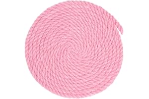 West Coast Paracord Twisted 3 Strand Natural Cotton Rope Artisan Cord – 1/4, 1/2, 5/8, 3/4 and 1 Inch Diameters – 10, 25, 50, 100 Feet