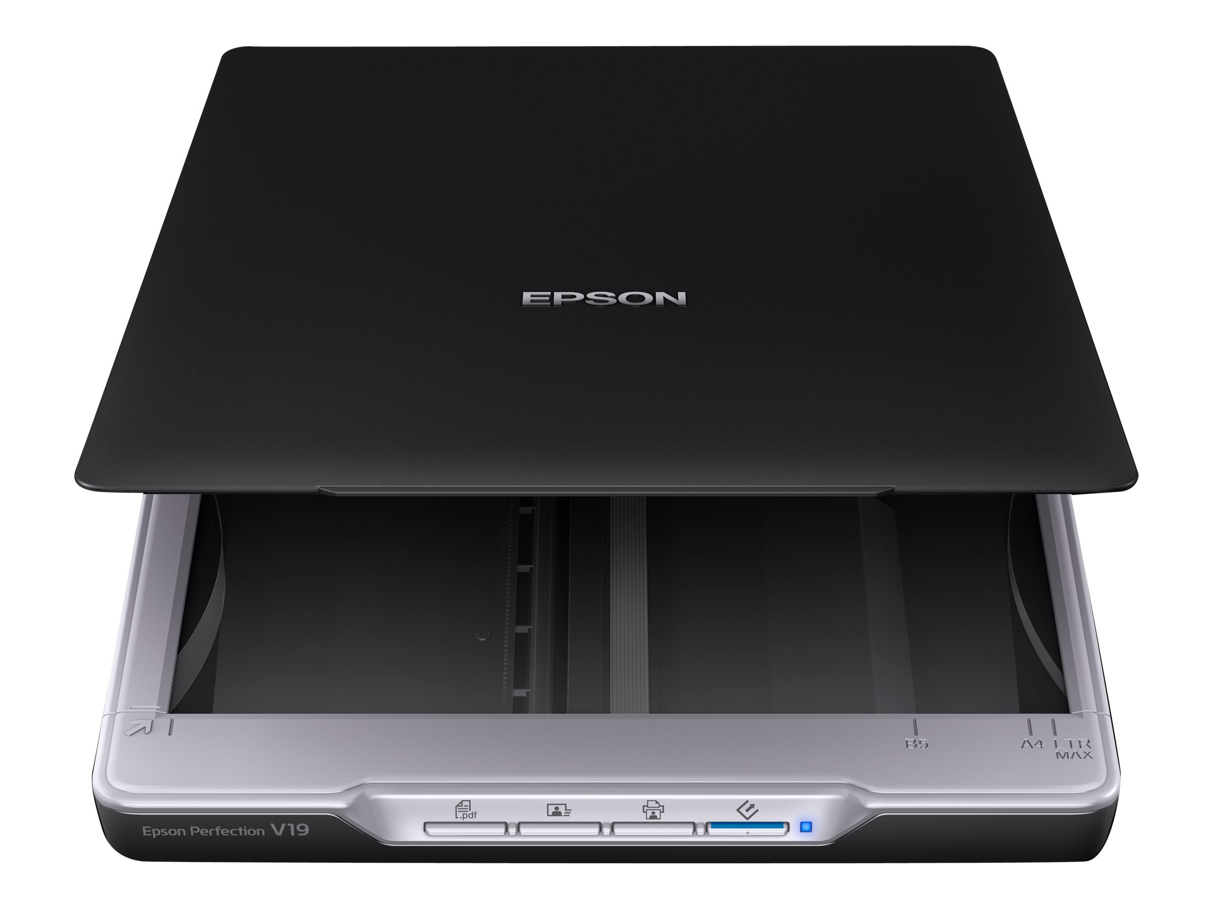 Epson Perfection V19 Color Photo & Document Scanner with scantocloud