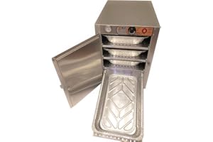 HEAT MAX HeatMax 162224 Electric Party Catering Full Size 3.25" Tall Pans Hot Box Food Warmer, The Original and The Best, NSF/UL Certified Great for Schools and Churches - Made in USA with Service, Support