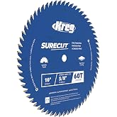 Kreg SureCut Saw Blade, Circular Saw Blade, KSB10FF60, 10", 60 Tooth | Surecut Carbide-Tipped 60-Tooth Finishing Blade for Smooth Cutting, Anti-Vibration and Anti-Stick Coating