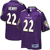 NFL PRO LINE Men's Derrick Henry Purple Baltimore Ravens Team Jersey