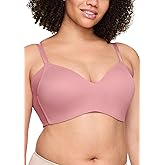Warner's Women's No Side Effects Underarm-Smoothing Wireless Bra RM3061A, Smoke