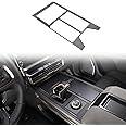 Aotumcer Carbon Fiber Style Gear Shift Box Panel Cover Trim Sticker, Central Control Car Gear Shift Panel Cover Compatible with Hummer EV 2024 and up Car Interior Accessories Gear Shift Trim Frame