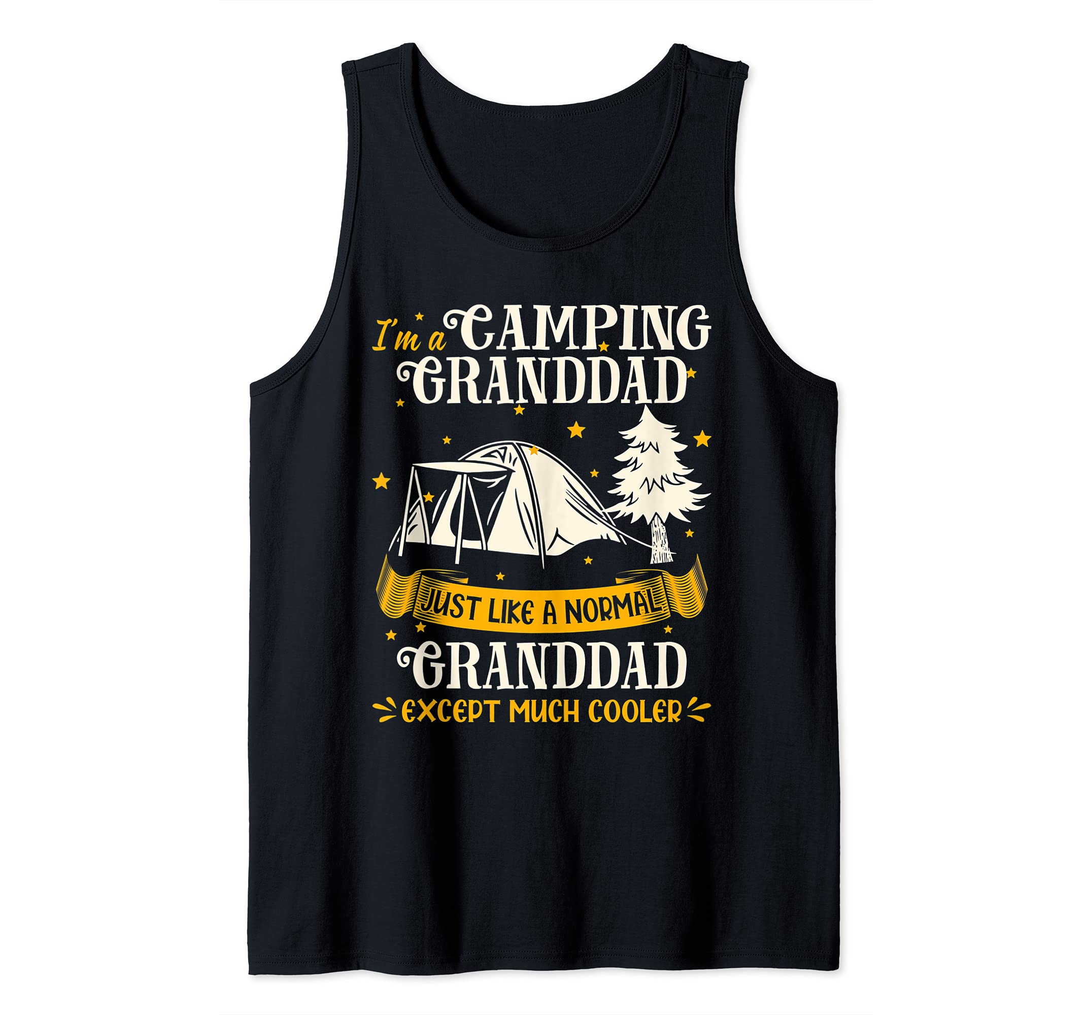 Camping Granddad Much Cooler Gift For Granddad Tank Top