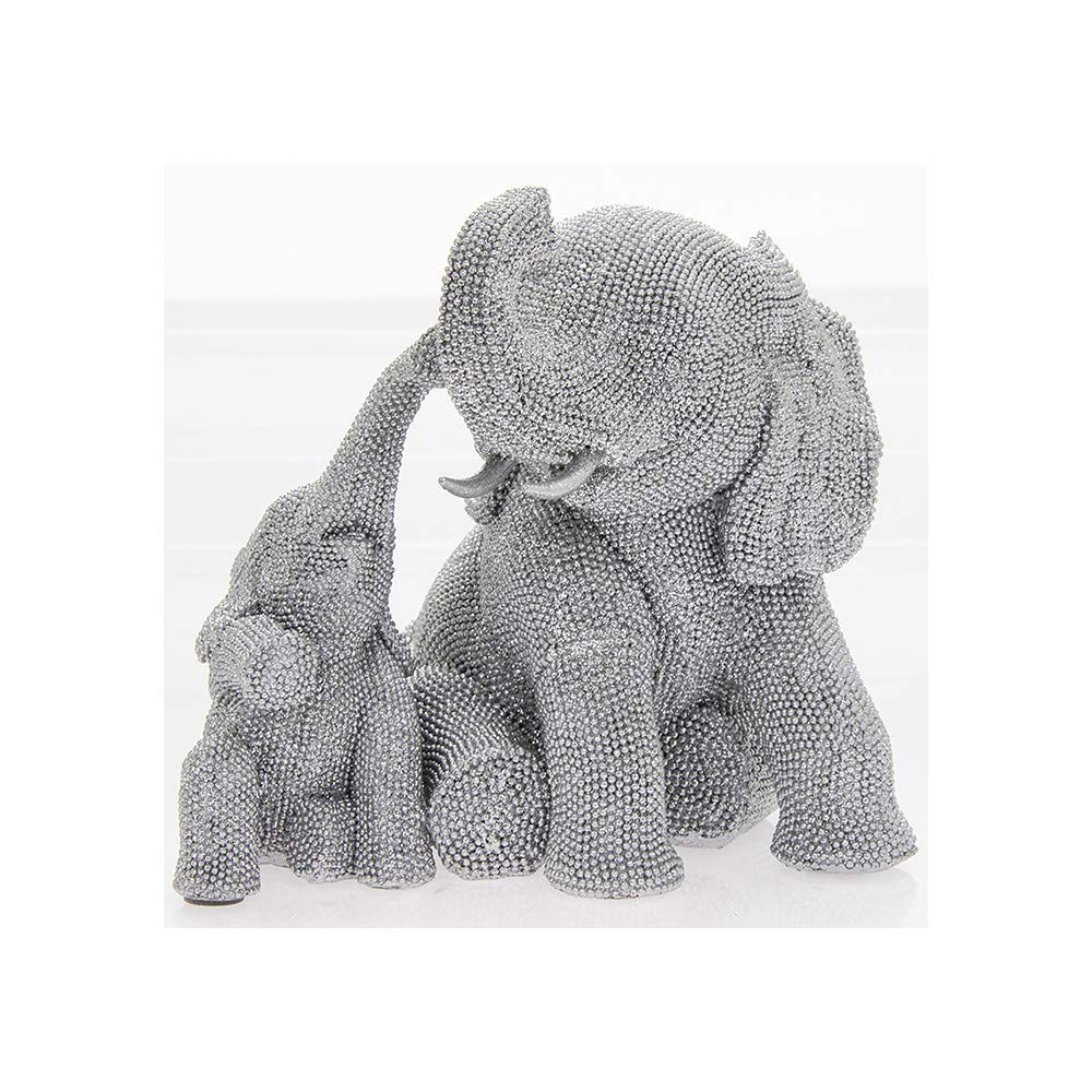 Lesser & Pavey Silver Art Elephant Ornament Animal Statue Figurine Home