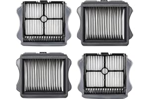 KELUKE Vacuum Filter Replacement Compatible with Tineco iFloor 3, Floor ONE S3 & Floor ONE S5, Floor ONE S5 Pro Cordless Vacuum Cleaner, 4 Pack Replacement Filters