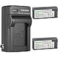 Kastar 2-Pack Battery and AC Wall Charger Replacement for Sony NP-FC11 NP-FC10, BC-VC10 Charger, Cyber-shot DSC-P8L P9 P7 P2 P3 P5 F77 P10 P12 Cameras
