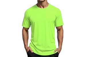 KINGFEN Men's Short Sleeve Rash Guard UPF Sun Protection Quick Dry T-Shirts