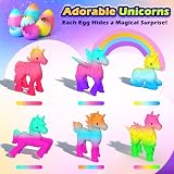 Coodoo Unicorn Hatching Rainbow Eggs 6 Pack Kids Toys Girls 3-8 view 3