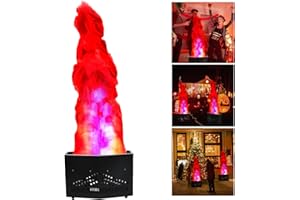 ROOMEDAL 6ft Fake Fire Flame Light with 36 LED, Creative Artificial Simulated Fire Atmosphere Lamp for Christmas Stage DJ Party Lighting Nightclub Campfire Party Decoration