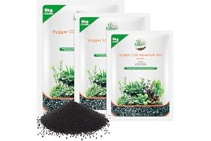 Hygger CO2 13.2Ib Aquarium Soil Water Grass Mud Fish Tank Aquascaping Aquarium Substrate Soil for Plants and Shrimps,No Need to Wash and No Muddy Water