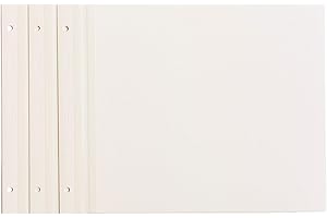 Kolo Refill Pages for Newport 8.5x11 Scrapbook, White