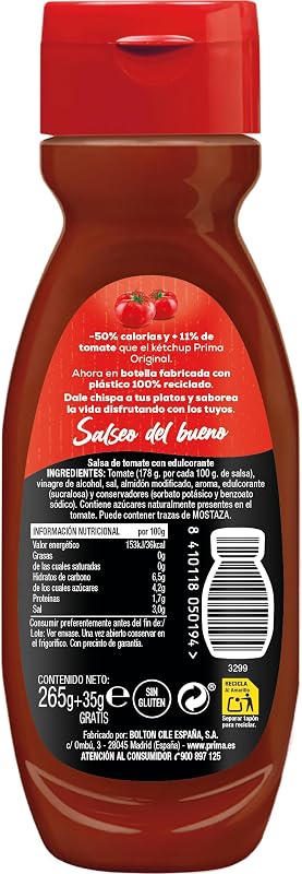 Zero Ketchup 265+35 g