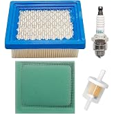 laffoonparts 36046 Air Filter 36634 Pre-Filter Replacement for Tecumseh OH95 OH195 OHH50 OHH55 OHH60 VLV50 VLV55 VLV60 VLV66 VLV126 4-5.5hp Engine with Fuel Filter Replacement for Stens 100-450