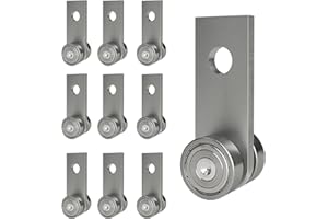 FEOTVO Trolley Assembly,2 Wheel Trolley Rollers for Use with 1-5/8" Wide and All 1-5/8" or Taller Strut Channel (Pack of 10)…