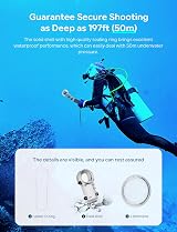 Tuvzylory Invisible Dive Case for Insta360 X4 50m Waterproof Quick Release view 7