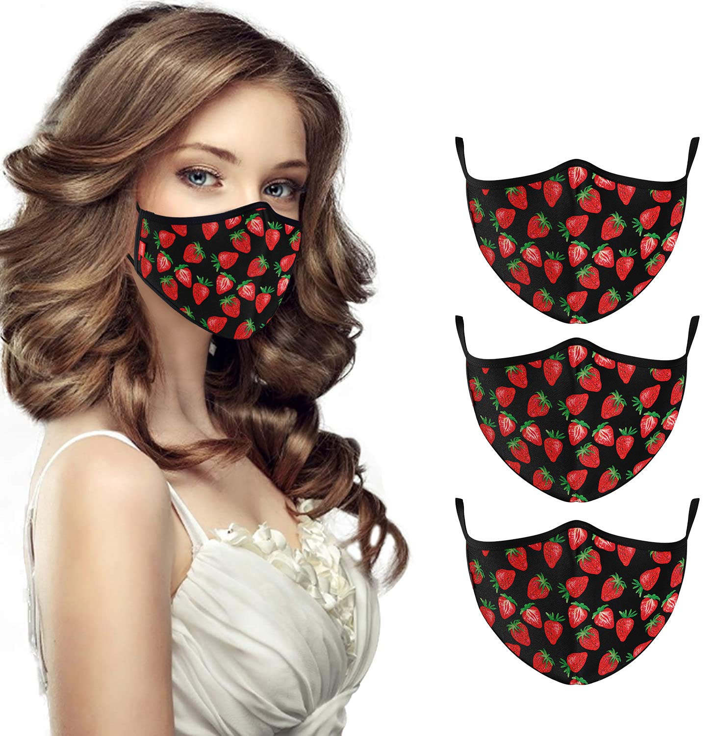 COOL Mask Unisex 3 Layer Reusable Washable Face Mask ( Pack of 3 )