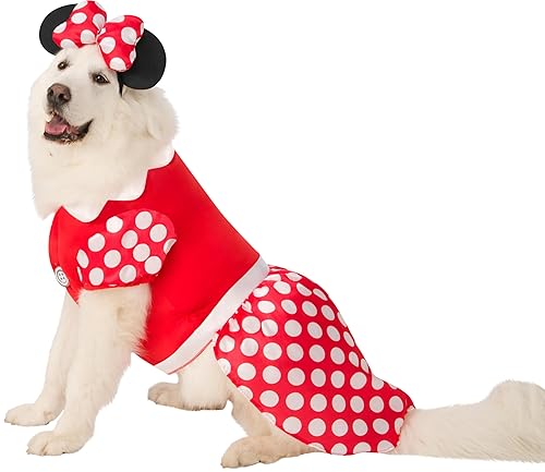 Disney: Minnie Mouse Pet Costume for For Dogs or Cats by Rubies, XXL
