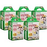 Fujifilm Instax Mini Instant Film, 10 Sheets of 5 Pack × 2 (100 Sheets) - Unauthorized product