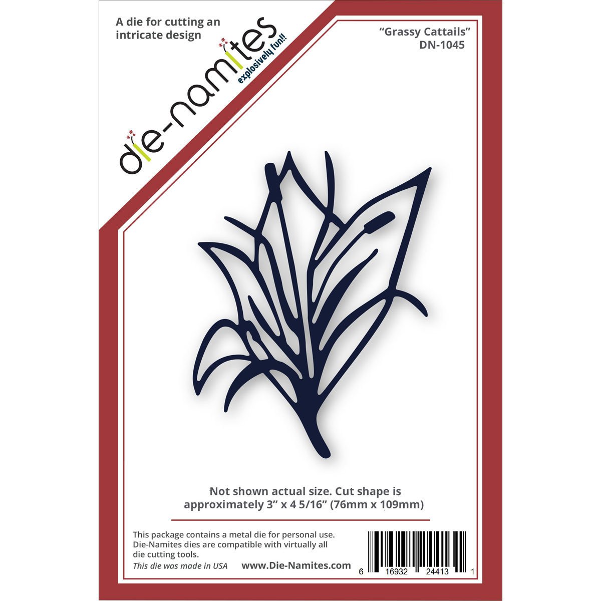 die-namites Grassy Cattails Universal Cutting Die
