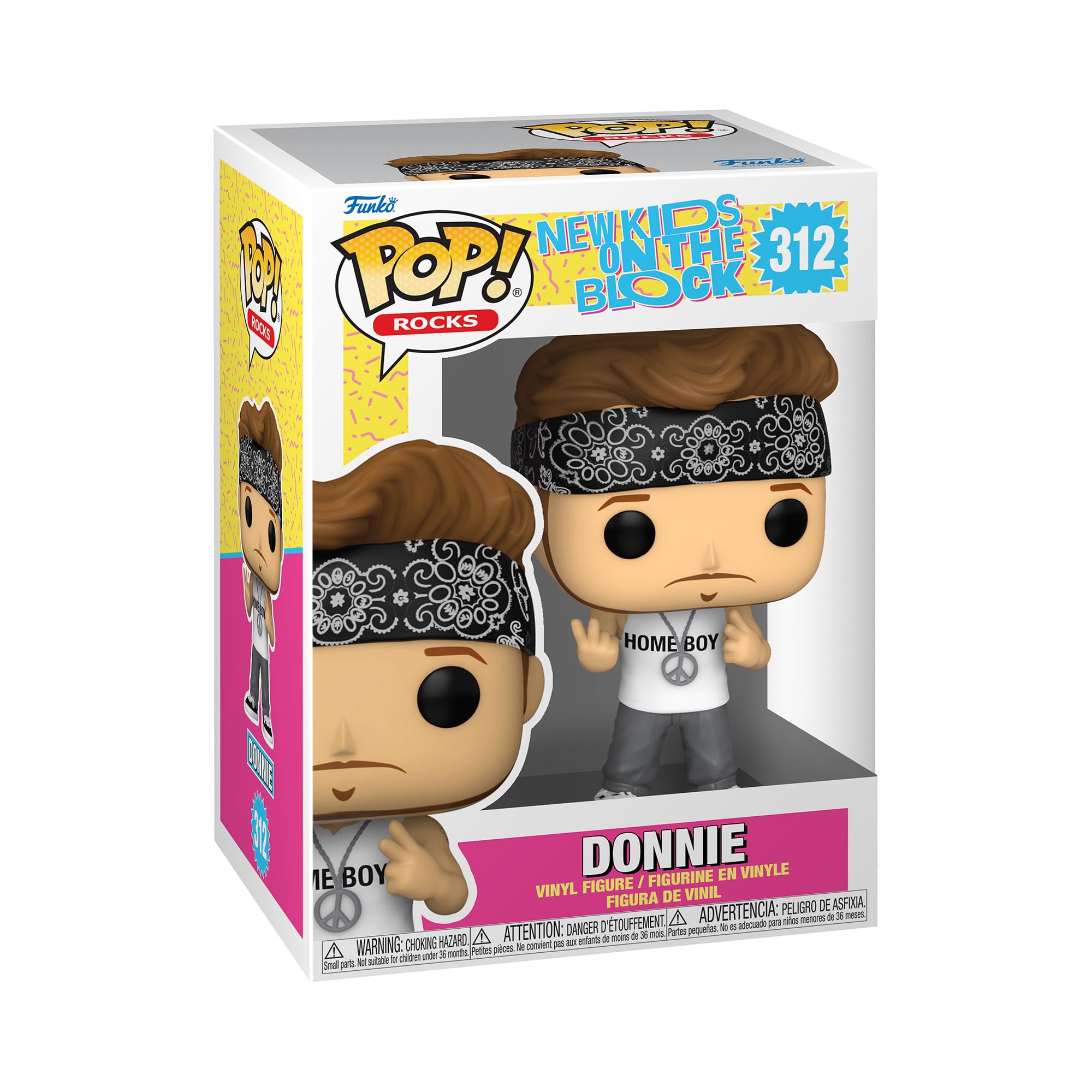 Funko POP! Rocks: NKOTB - Donnie Wahlberg - New Kids on the Block - Collectable Vinyl Figure - Gift Idea - Official Merchandise - Toys for Kids & Adults - Music Fans - Model Figure for Collectors