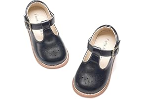 Felix & Flora Toddler Girl Mary Jane Dress Shoes - School Oxford Flats for Girl Party Shoes.