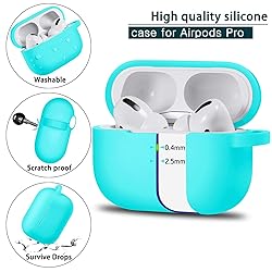 R-fun AirPods Pro Case Cover with Keychain, Full