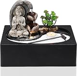 BTGGG Buddha Indoor Fountain with LED Light Candle 29x21x22 cm UK Plug view 1