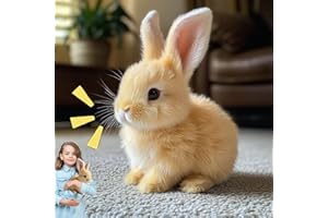 NENYLEI Petsboro Bunny Pal, Sherum Bunnypal, Fanyil Bunnypal, Zynco Easter My Interactive Realistic Bunny Toy Wollera Horizons - Jumping, Twitching, and Shaking Ears (Brown)