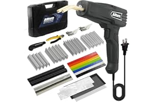 Allturn Upgraded Plastic Welder,Plastic Welding Kit,Hot Stapler Kit,Plastic Welder Gun,Plastic Welding Systems,Car Bumper Repair Kit,Plastic Repair Kit(Black).
