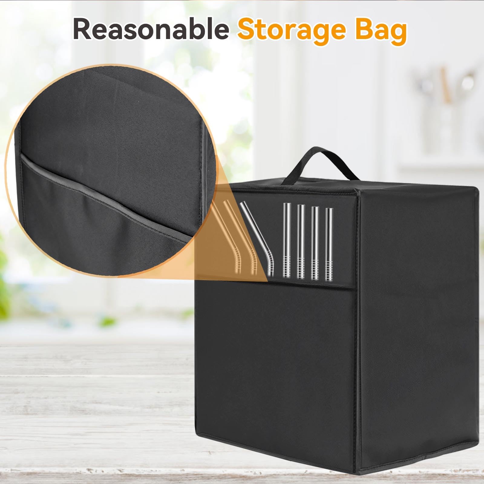 2025 New Ice Cream Machine Dust Cover, Made Of Heat-Resistant, Waterproof And Dust-Proof 600D Nylon Material, Compatible For Ninja NC701 Swirl by CREAMi Ice Cream and 16oz Soft Serve Maker. ?