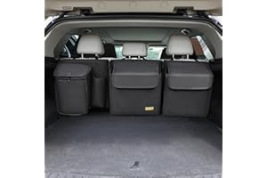 MARKSIGN Deluxe Trunk and Backseat Organizer for Medium or large size SUVs & RVs, Detachable Storage Modules with Built-in Cooler, Patent Pending