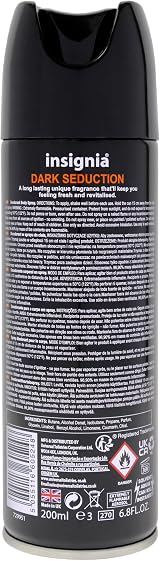 Insignia for Men Dark Seduction Body Spray 200ml - Long Lasting Freshness view 2