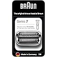 Braun Series 7 Electric Shaver Replacement Head, Easily Attach Your Shaver Head, Compatible with New Generation Series 7 Shavers, 73S, Silver