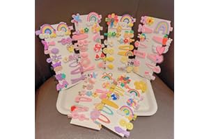 56 PCS Cute Colourful Hair Clips Fun Accessories for Baby Girls Toddlers Young Teens Perfect Everyday Wear Special Occasions