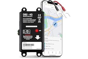 GPS Tracker for Vehicles - DB2 Hard-Wired Tracking Device, Optimal for Personal and Business Use, 24/7 Real-Time Location Mon