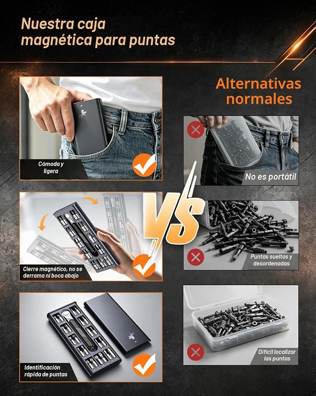 Conjunto de chaves de fendas Jorest 24 em 1 mini catraca para espaços apertados