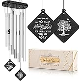 Leebbsin Gifts for Loss of Dad, Sympathy Wind Chimes, Father in Wind, Memorial Gift for Loss of Father, Dad, Tree of Life Bereavement Condolence Gifts, Remembrance Keepsake for Funeral, Papa, Daddy