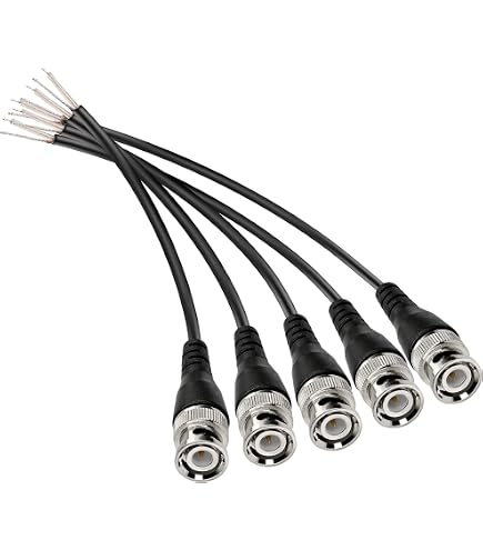 FULARR 20Pz Kit Connettori BNC A Vite: 10 Maschi E 10 Femmine Per CCTV E DVR, Adatto A Cavo Cat5/Cat6