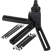 10-Piece Motorcycle Flywheel & Rotor Puller Tool Set - Fits Honda, Yamaha, Suzuki, Bosch Dirt Bikes