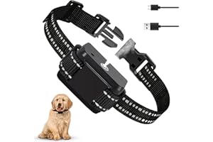 ERDFCV Citronella Bark Collar, Citronella Dog Bark Collar, 2 Sensitive & Spary Levels Citronella Collars for Barking Dogs, Rechargeable Anti Barking Collar Stop Bark Collar No Bark Collar for Small Large Dog